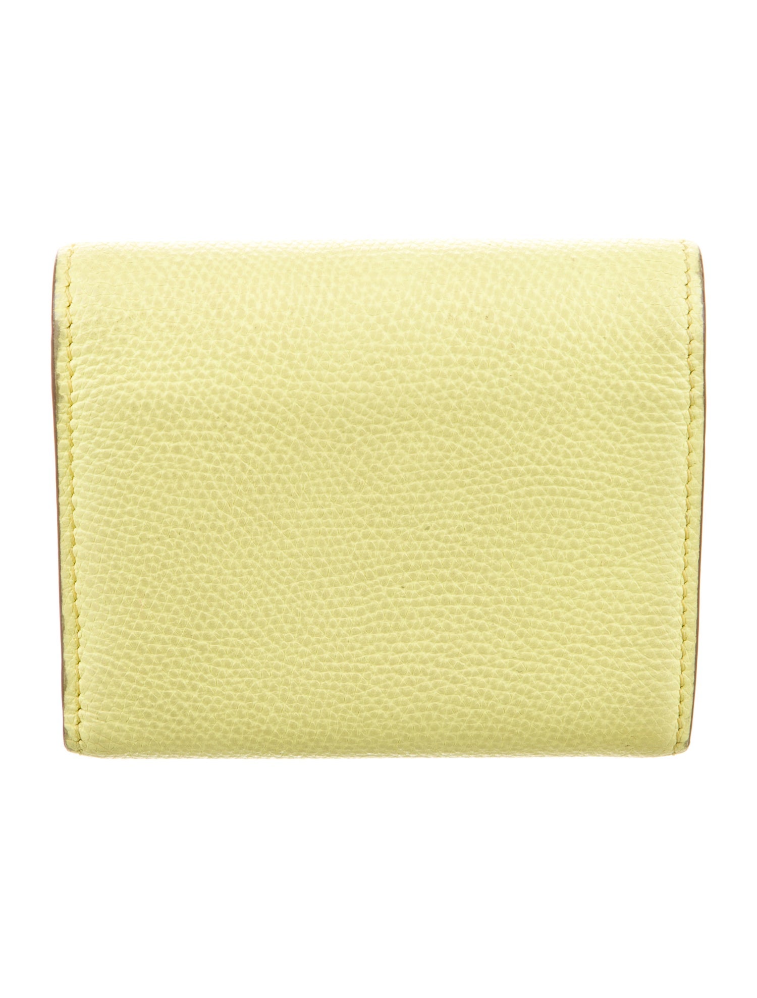 Valentino Vlogo Leather Compact Wallet
