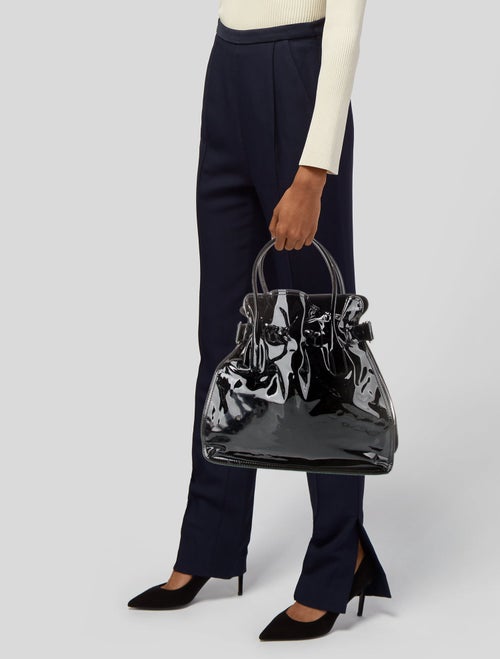 Valentino Patent Leather Shoulder Bag