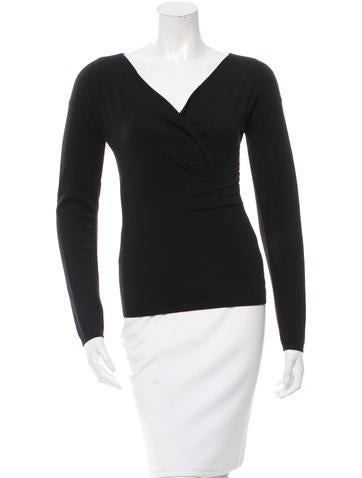 Valentino Pleated Wool Sweater w/ Tags