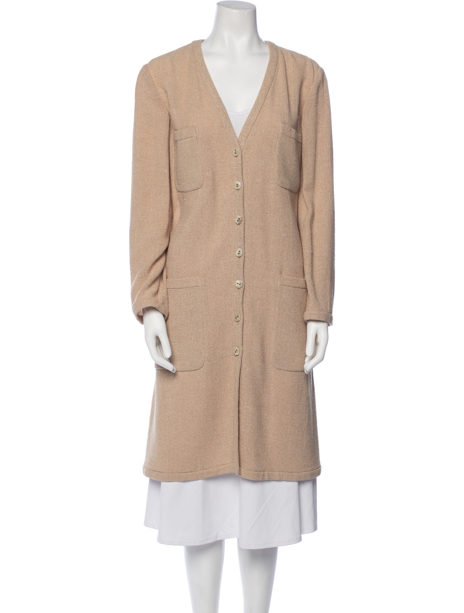 Valentino 1980's Linen Coat