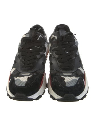 Valentino Mesh Printed Athletic Sneakers