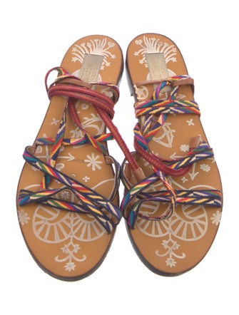 Valentino Printed Gladiator Sandals