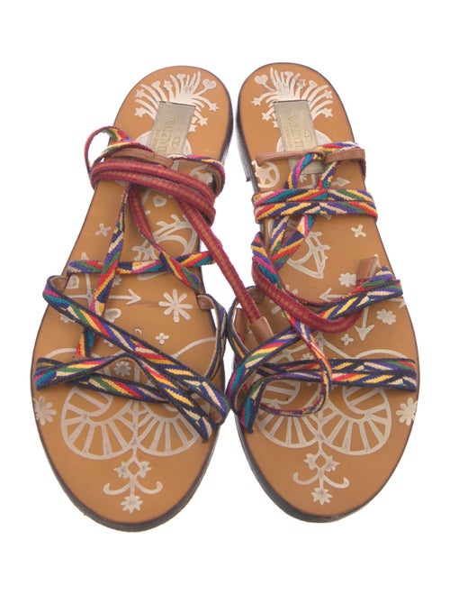Valentino Printed Gladiator Sandals