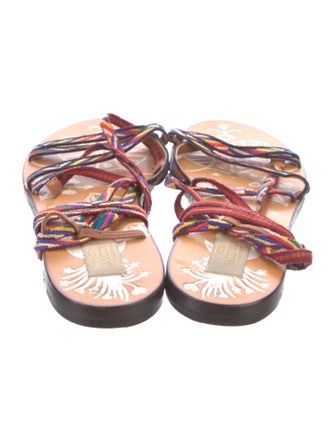 Valentino Printed Gladiator Sandals