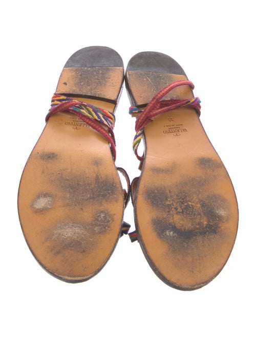 Valentino Printed Gladiator Sandals