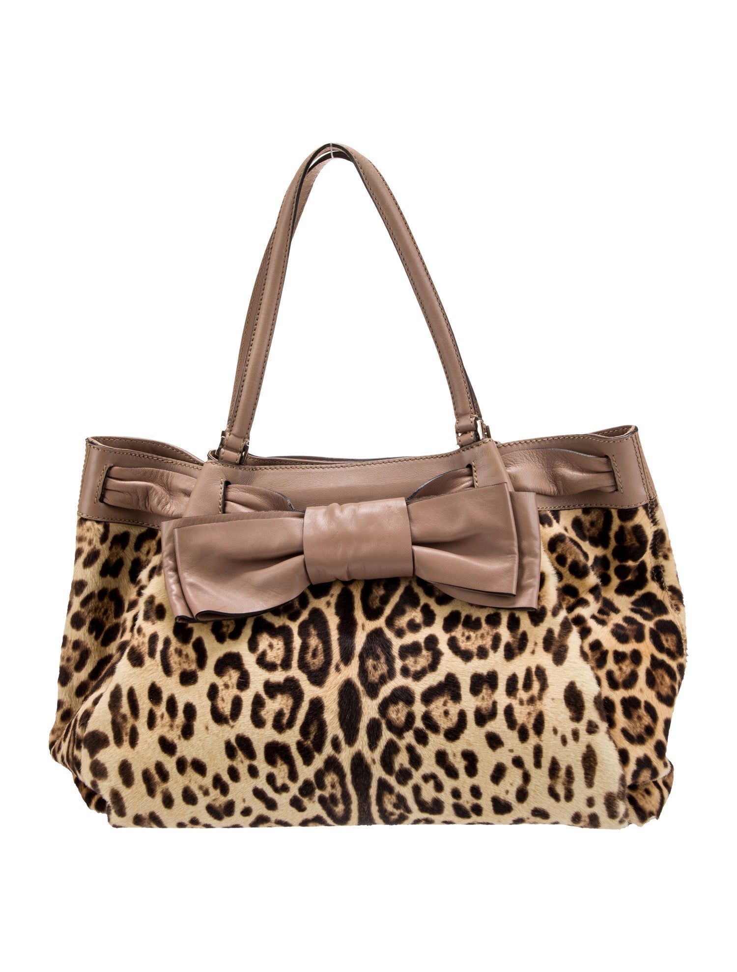 Valentino Ponyhair Shoulder Bag Large