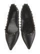 Valentino Rockstud Accents Leather Flats