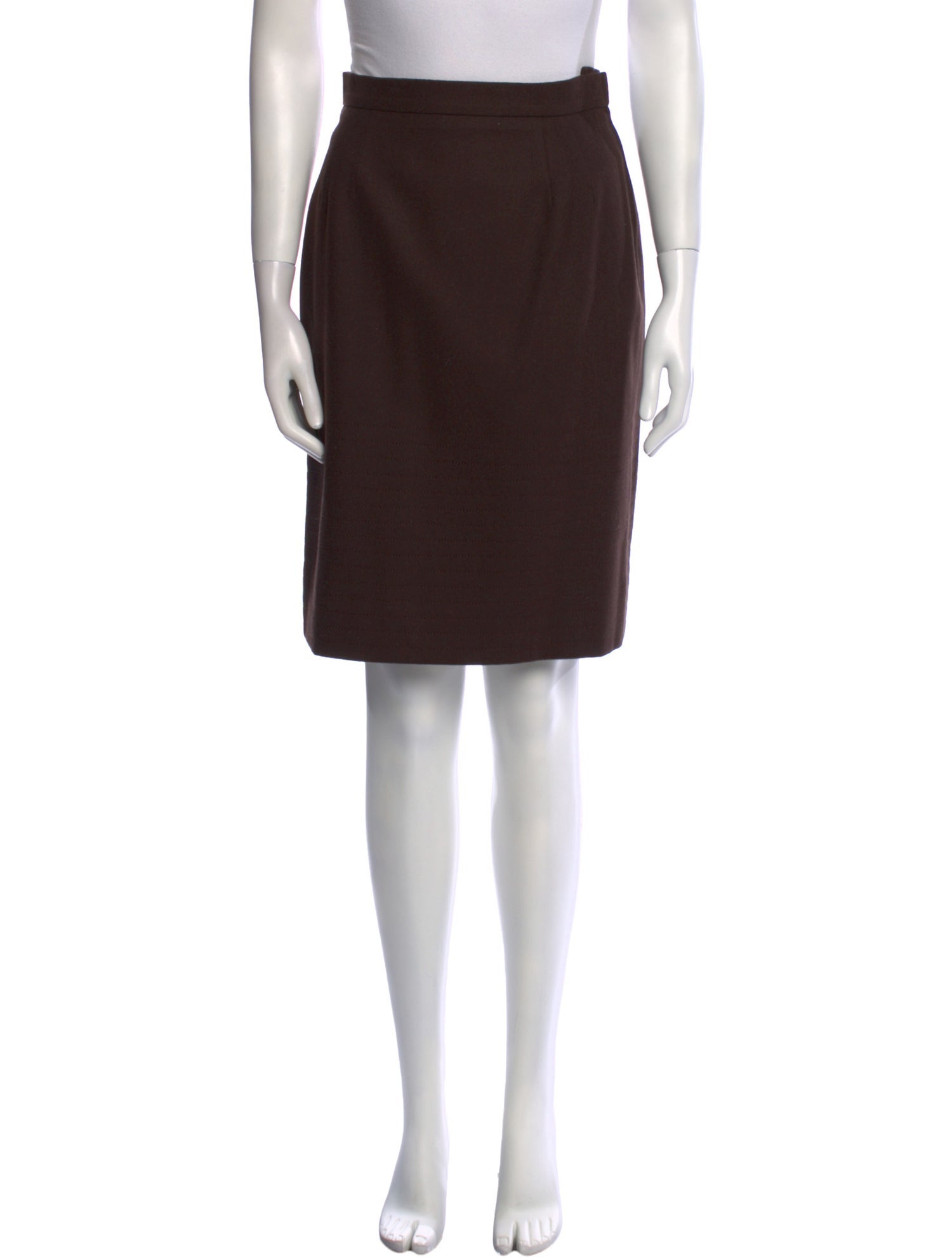 Valentino Virgin Wool Knee-Length Skirt