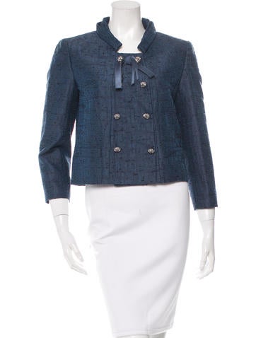 Valentino Embellished Silk Jacket