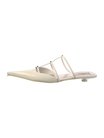 Valentino Leather Mules