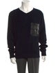 Valentino V-Neck Long Sleeve Pullover