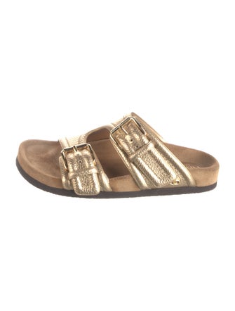 Valentino Leather Slides