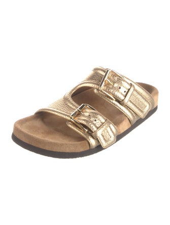 Valentino Leather Slides