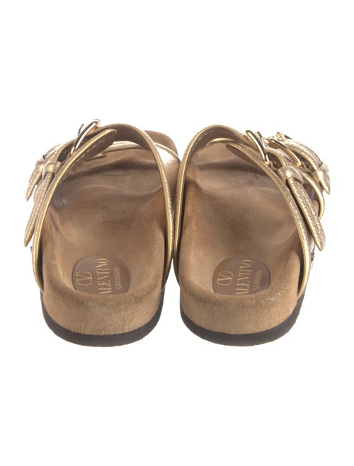 Valentino Leather Slides