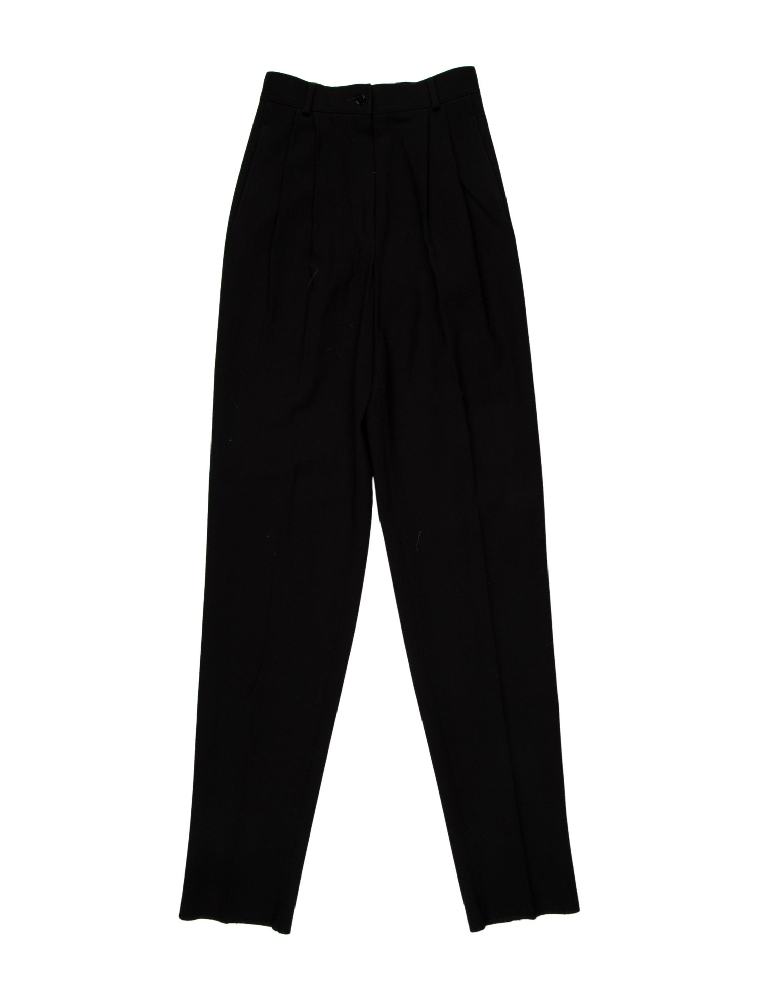Valentino Wool Straight Leg Pants
