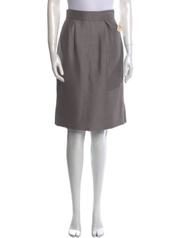 Valentino Skirts Silk Knee-Length Skirt M
