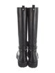 Valentino Rockstud Accents Leather Riding Boots