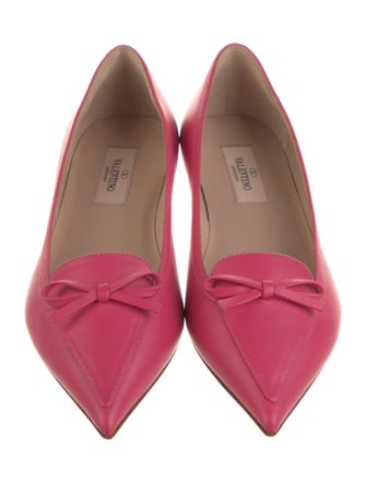 Valentino Leather Ballet Flats