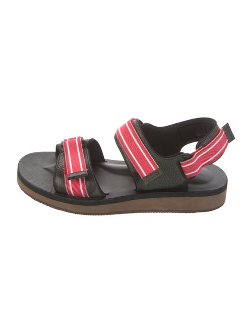 Valentino Canvas Striped Monk Straps