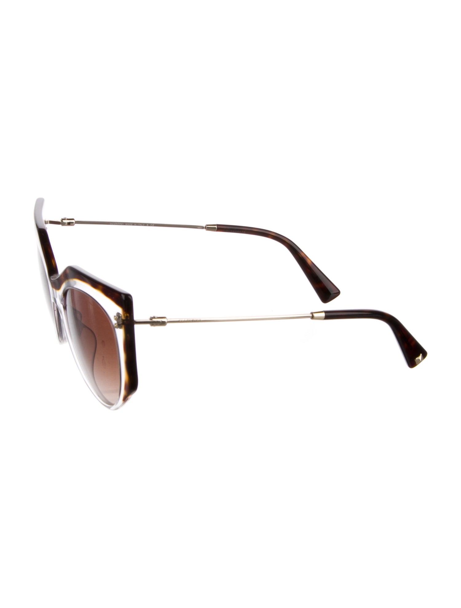 Valentino Rockstud Accents Cat-Eye Sunglasses