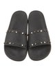 Valentino Rockstud Accents Rubber Slides