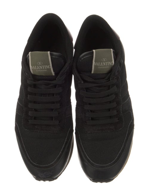 Valentino Rockstud Accents Mesh Sneakers