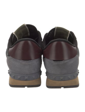 Valentino Rockstud Accents Mesh Sneakers