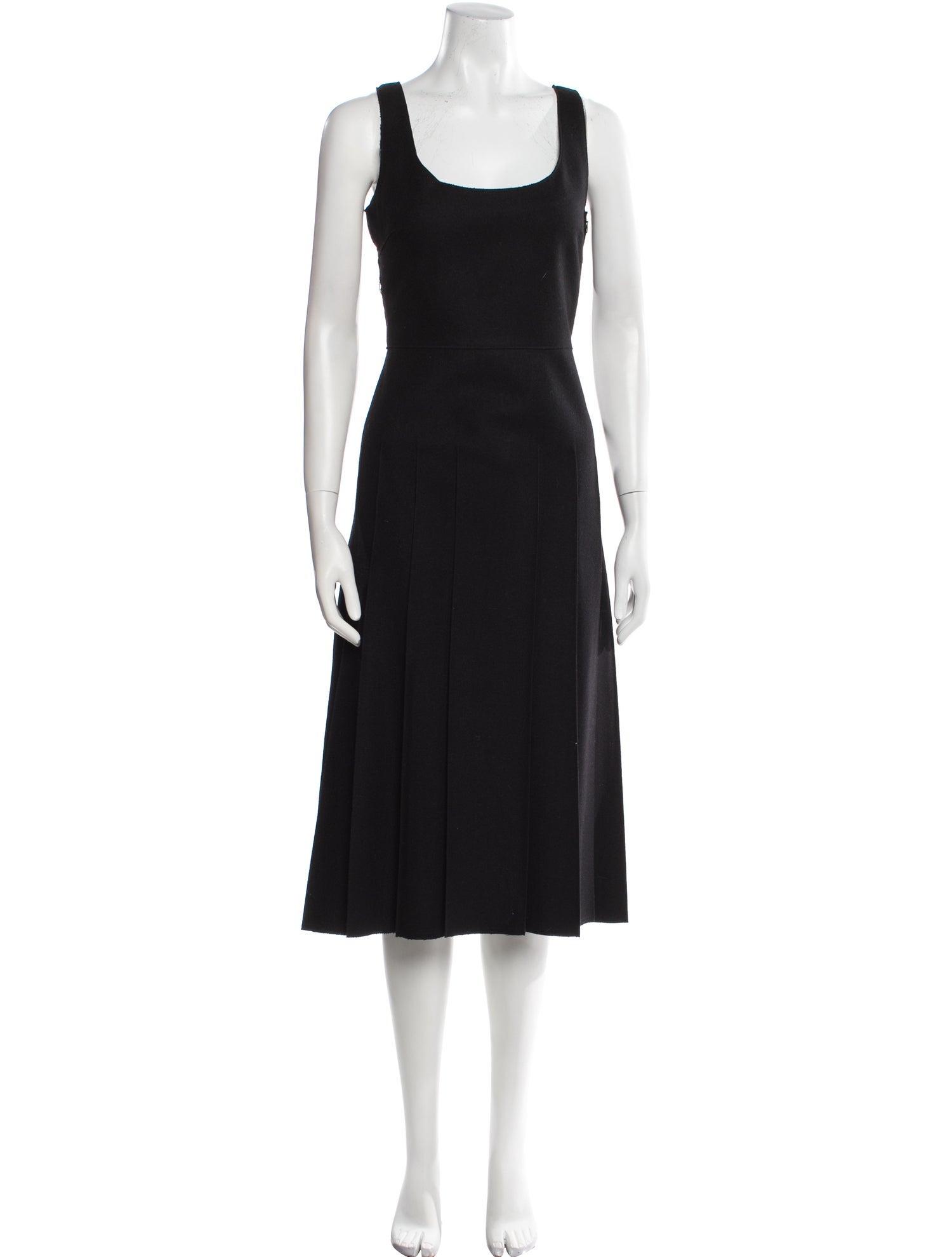 Valentino Virgin Wool Midi Length Dress
