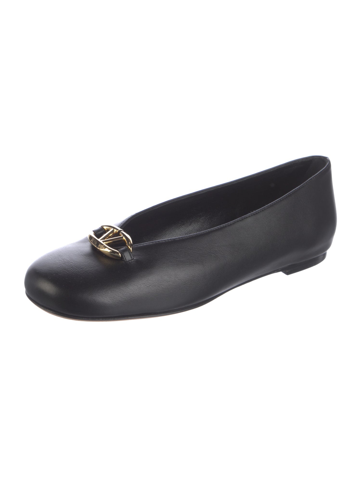 Valentino Leather Ballet Flats