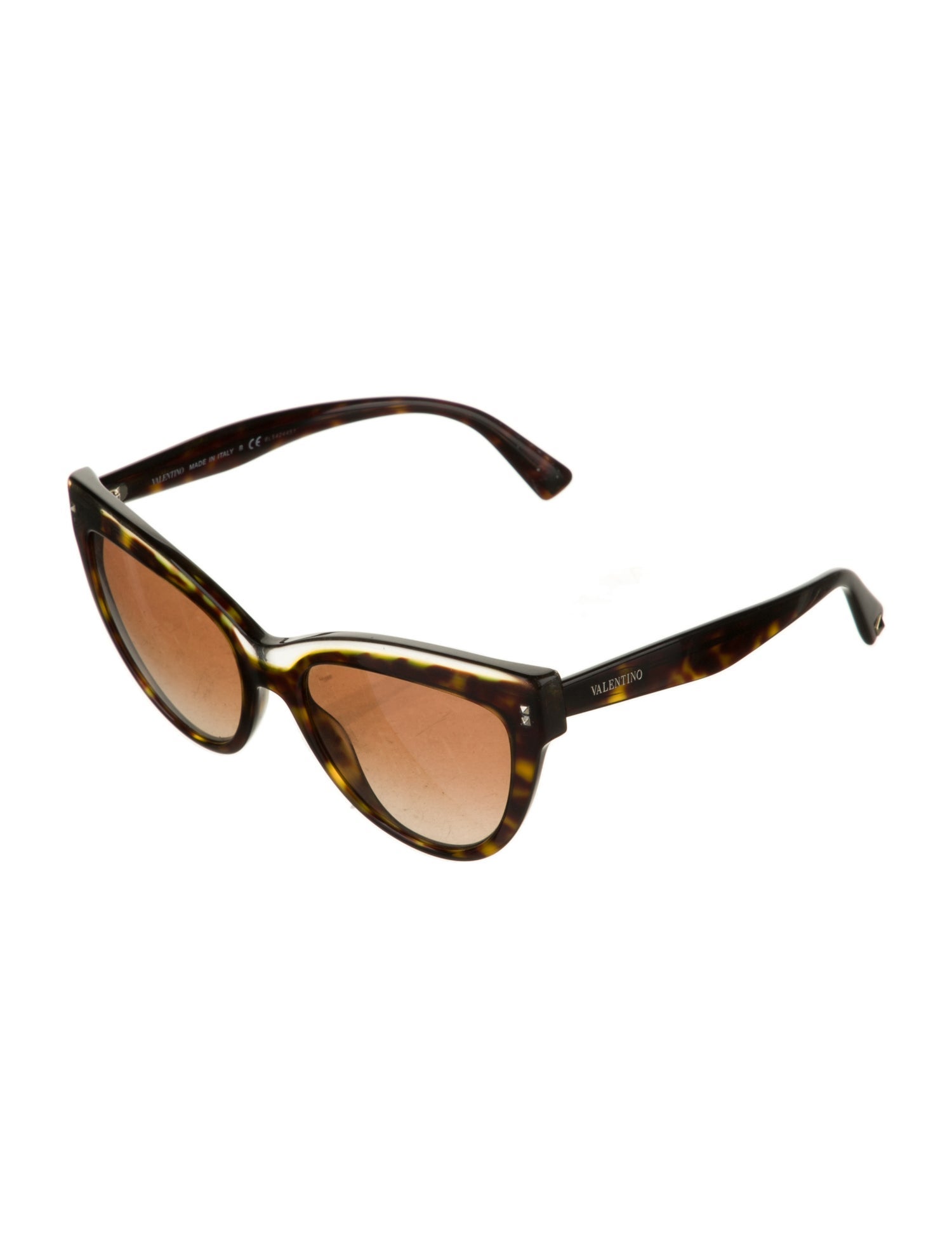 Valentino Rockstud Accents Cat-Eye Sunglasses