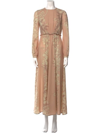 Valentino Virgin Wool Long Dress