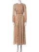 Valentino Virgin Wool Long Dress