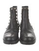 Valentino Leather Studded Accents Chelsea Boots