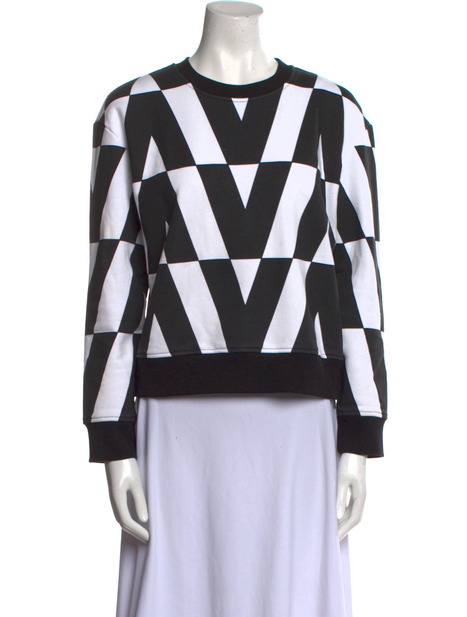 Valentino Printed Crew Neck Sweatshirt