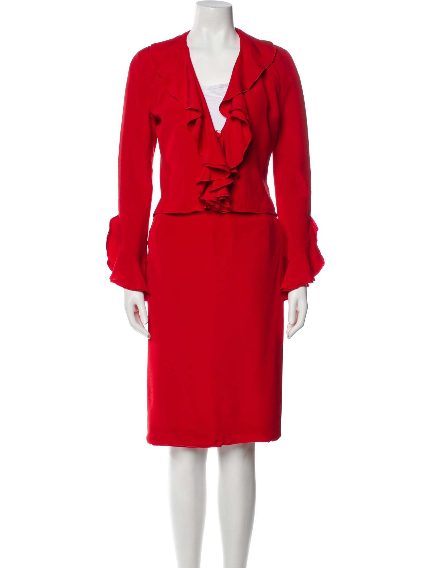 Valentino Vintage 2000's Skirt Suit