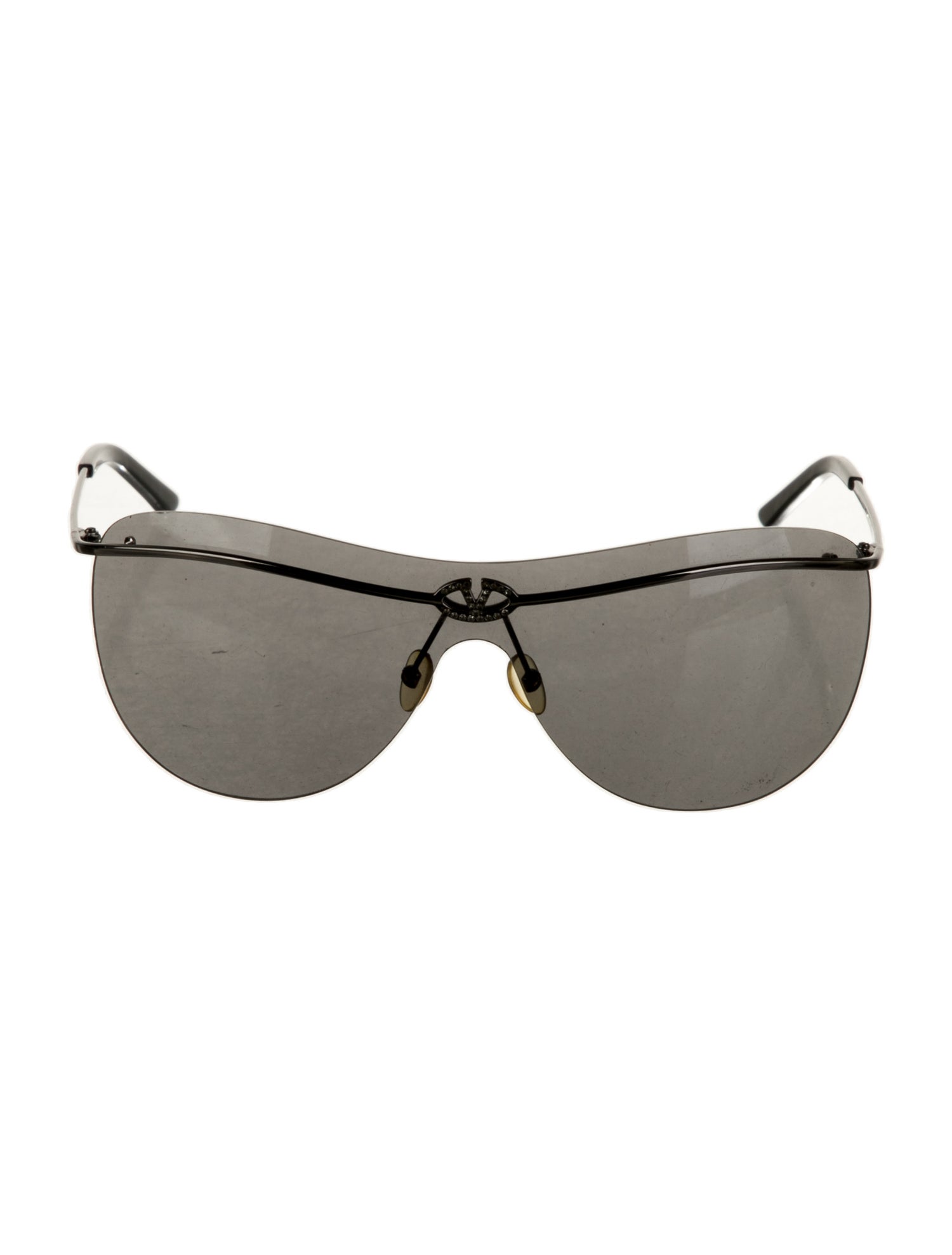Valentino Shield Tinted Sunglasses