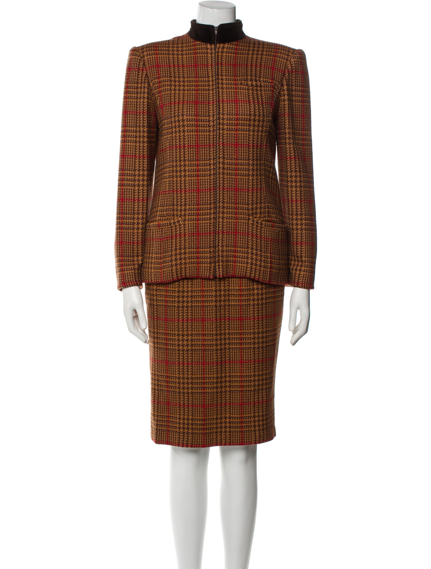 Valentino Vintage 1980's Skirt Set