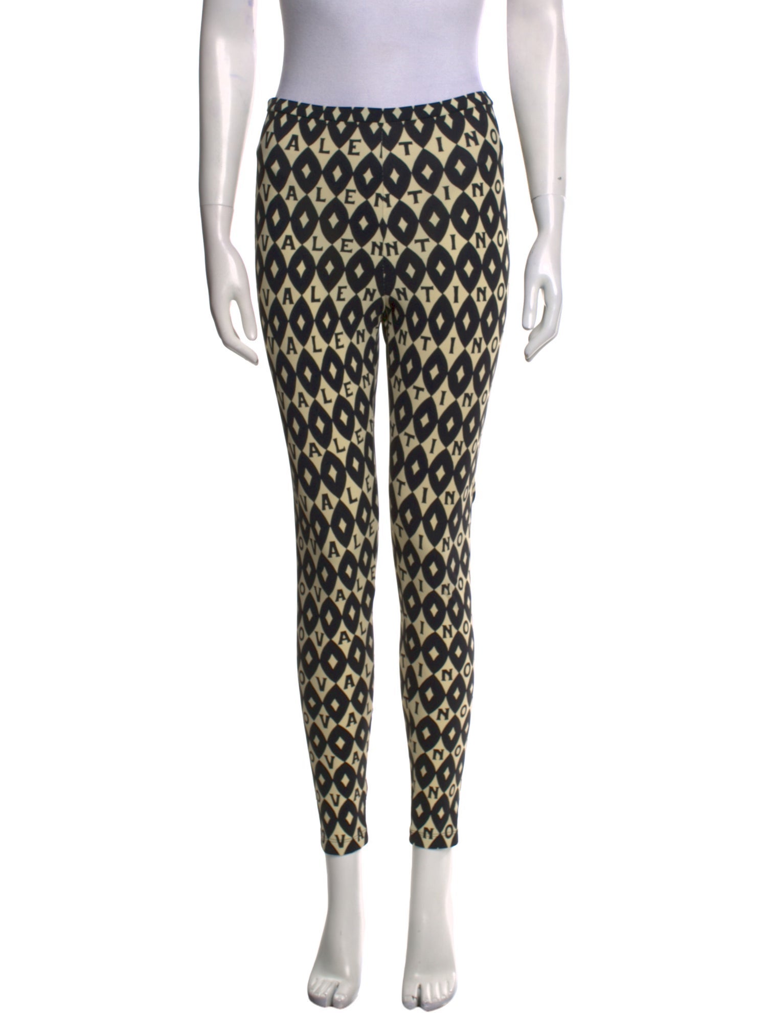 Valentino Printed Skinny Leg Pants