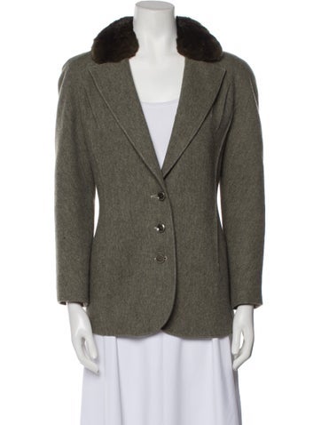 Valentino Jackets Vintage 1990's Fur Jacket US 6 | M