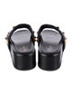 Valentino Rockstud Accents Leather Slides