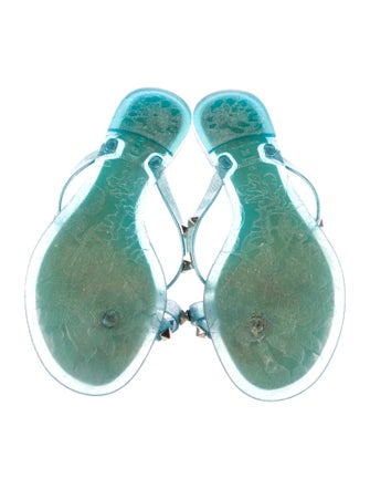 Valentino Rockstud Accents Rubber Slides