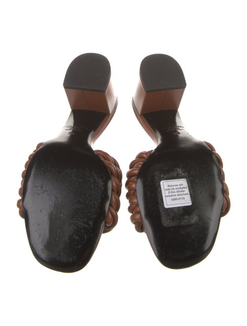 Valentino Leather Slides