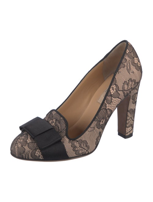 Valentino Lace Lace Pattern Pumps