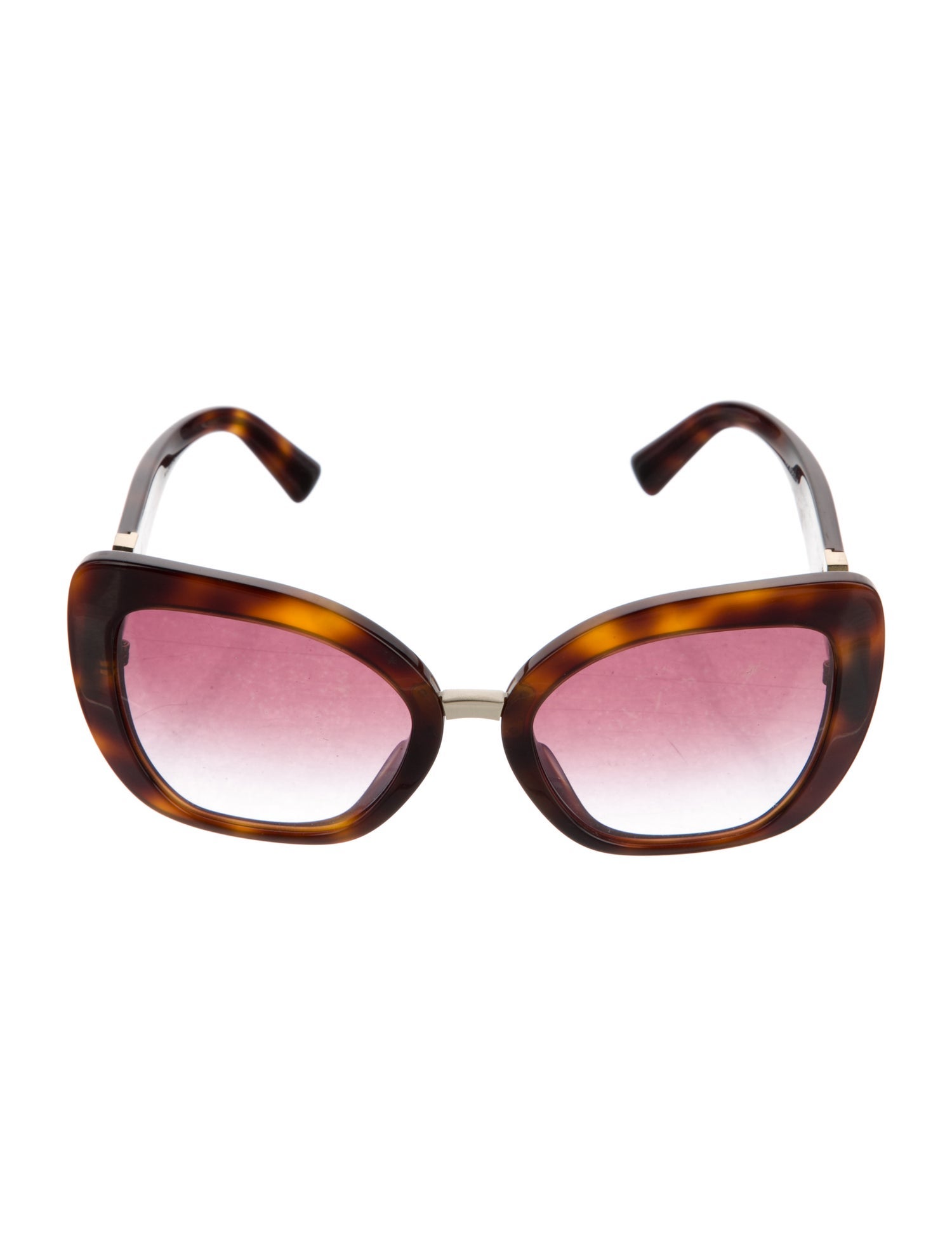 Valentino Rockstud Accents Oversize Sunglasses