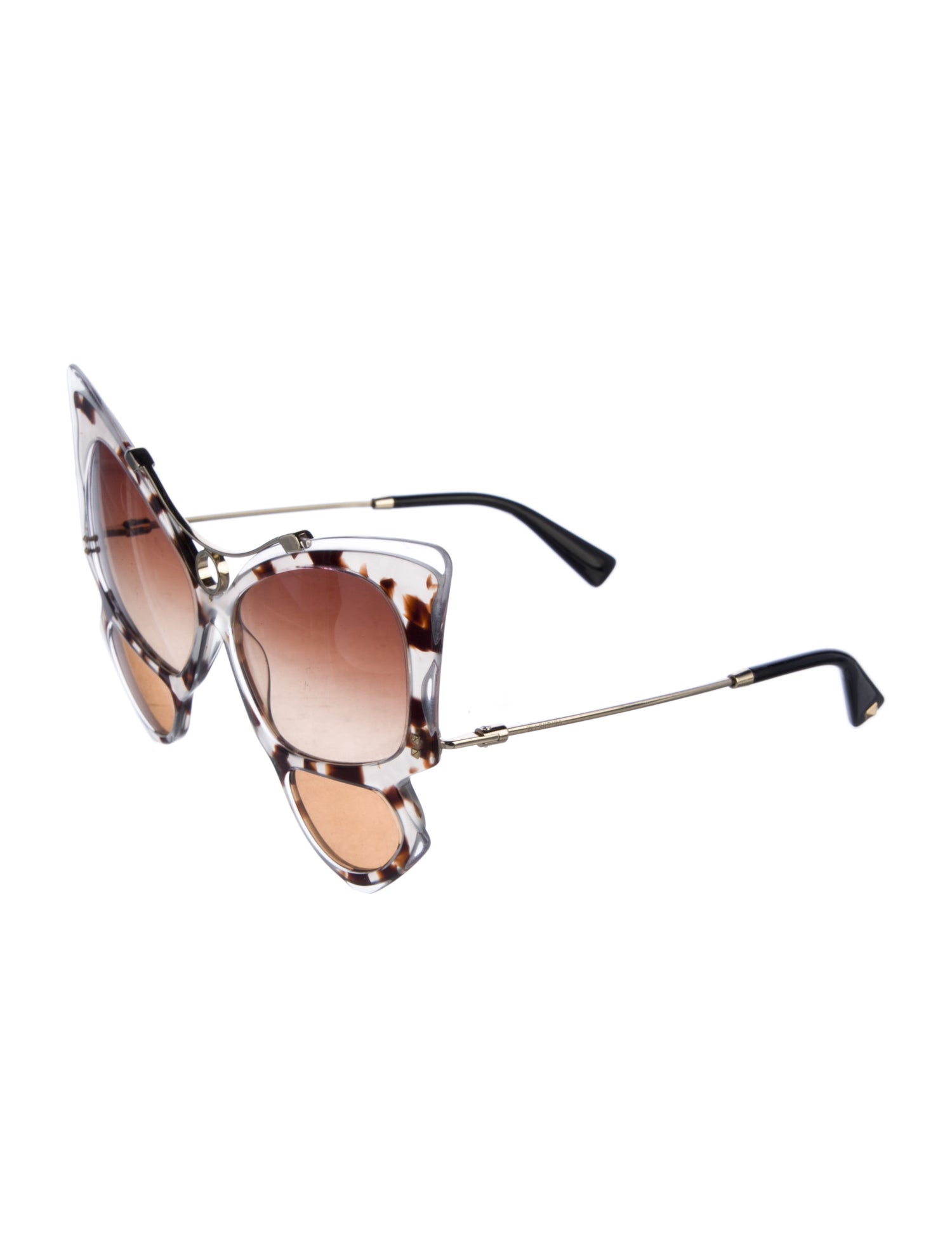 Valentino Rockstud Accents Cat-Eye Sunglasses