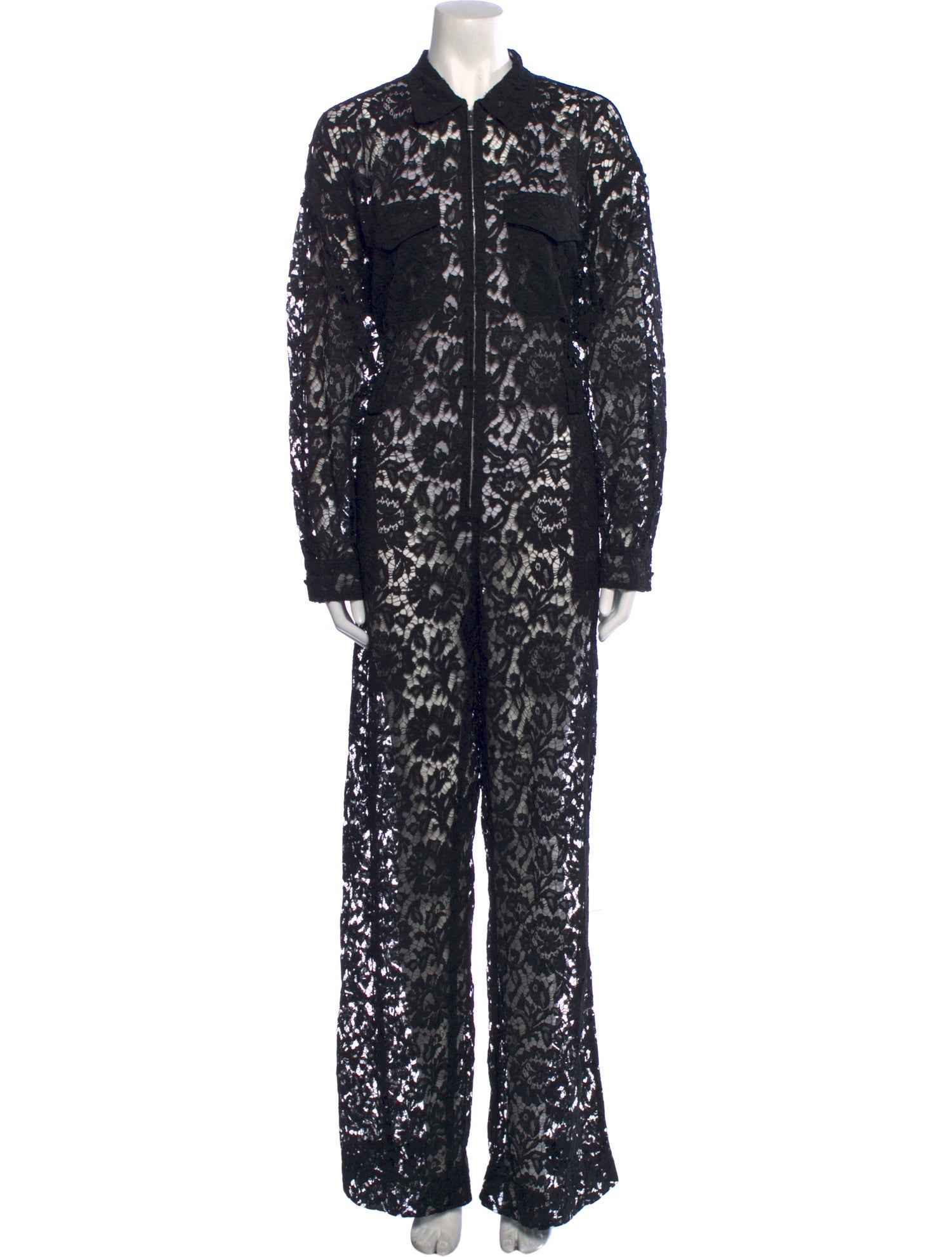 Valentino Lace Pattern Jumpsuit