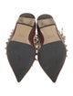 Valentino Rockstud Accents Patent Leather Ballet Flats