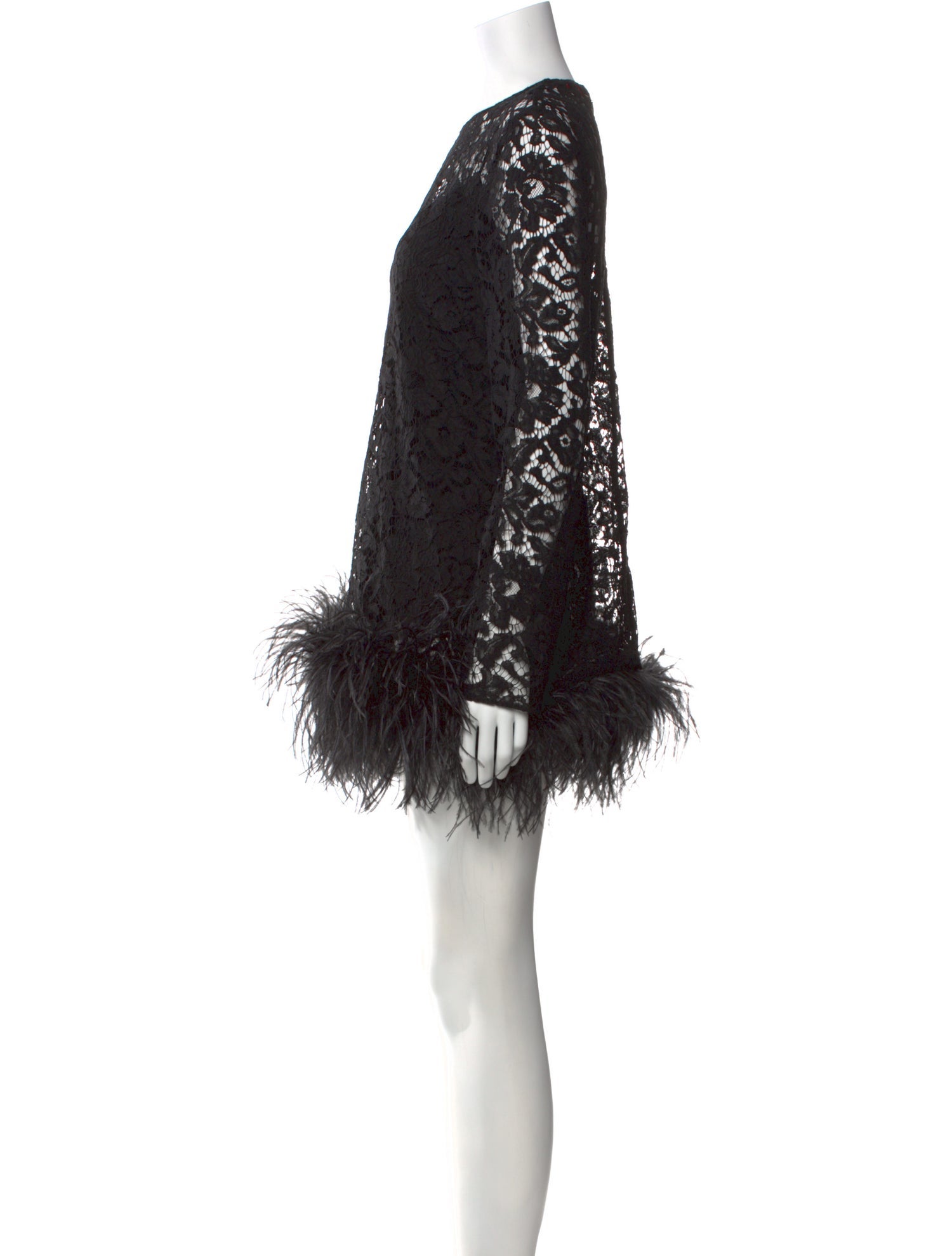 Valentino Crew Neck Mini Dress