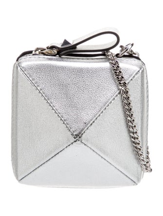 Valentino Rockstud Accents Leather Wristlet