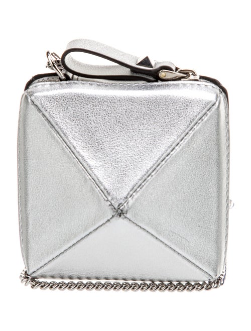 Valentino Rockstud Accents Leather Wristlet